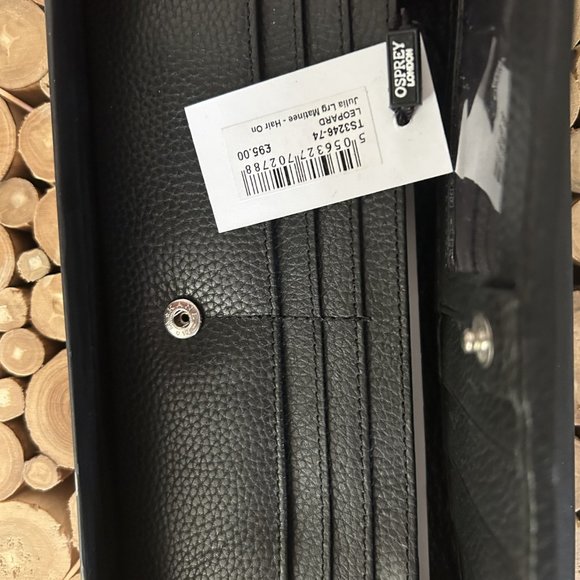 Osprey London by Graeme Ellisdon London Matinee Leopard-print purse/wallet NWT - Picture 4 of 6